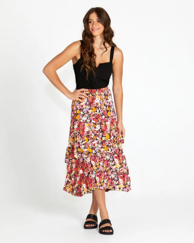 Sass Arabella Frill Skirt Flower Print sold by Shine On