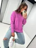 Foxwood Simplified Crew New Fuschia sold by Shine On