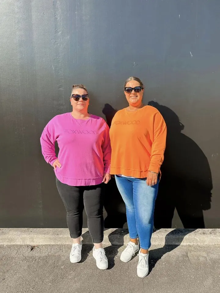 Foxwood Simplified Crew New Fuschia sold by Shine On product image thumbnail 3