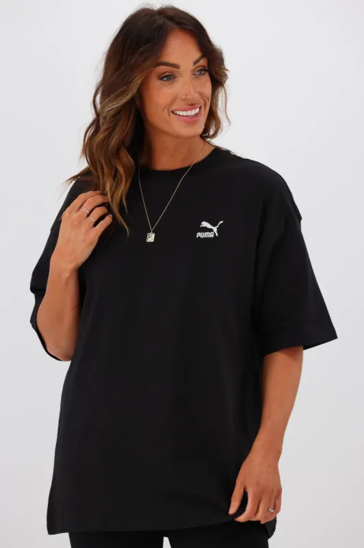 Puma Better Classics Oversized Tee Black sold by Shine On