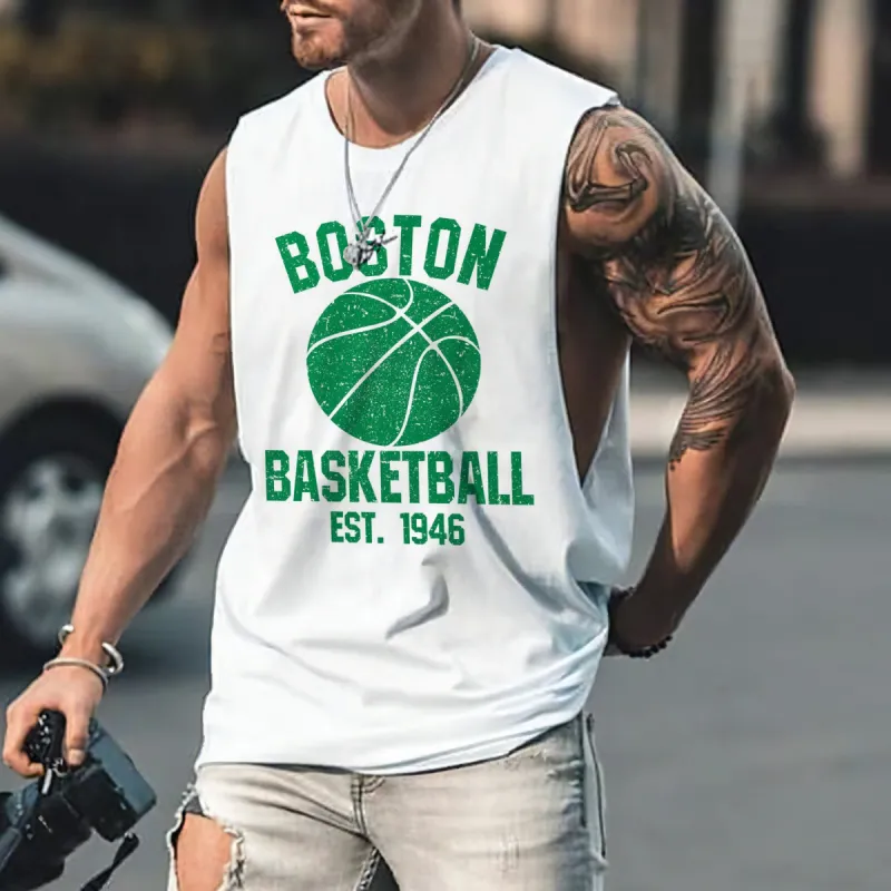 Clearance-Boston Men's Tank Top-L sold by Shopnova