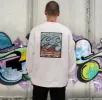 Surfing Graphic Print Men's Sweatshirt sold by Shopnova