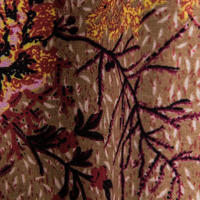 Cotton And Linen Printed Pocket Button-down Shirt sold by Shopnova product image thumbnail 4