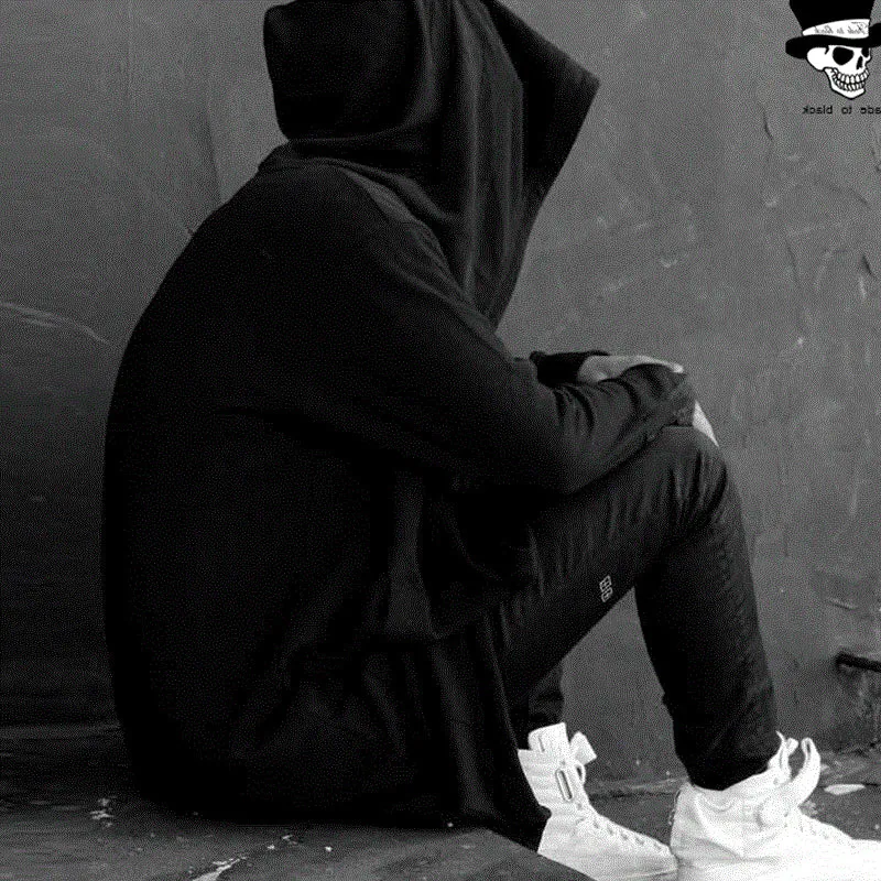 Plain Hooded Men's Cape Cloak Jacket sold by Shopnova