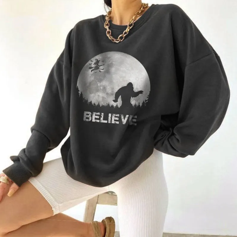 Halloween Graphic Women's Crew Neck Sweatshirt sold by Shopnova