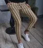 Double stripe casual chinos sold by Shopnova