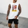 Fun Beer Alphabet Graphic Print Casual Men's Tank Top sold by Shopnova