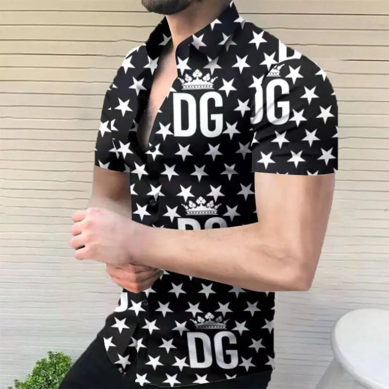 Printed short sleeve shirt sold by Shopnova