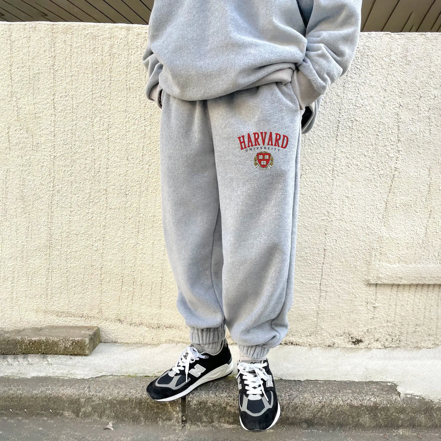 Harvard Men's Casual Elastic Waistband Fleece Sweatpants sold by Shopnova product image thumbnail 2