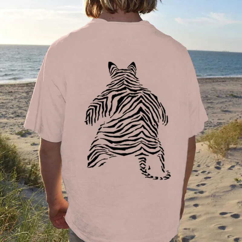 NOVAROPA™ Big G Tiger Men’s T-shirts sold by Shopnova