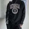 Georgia Print Men's Casual Long Sleeve T-Shirts-B sold by Shopnova