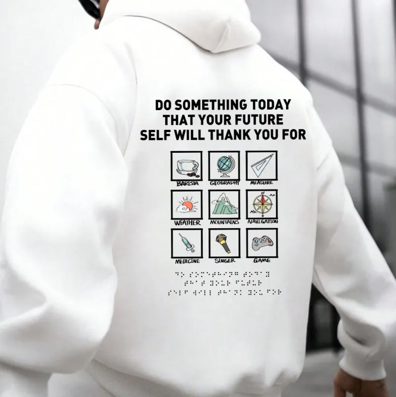ACE2™ Act for the future men's hooded sweatshirt sold by Shopnova