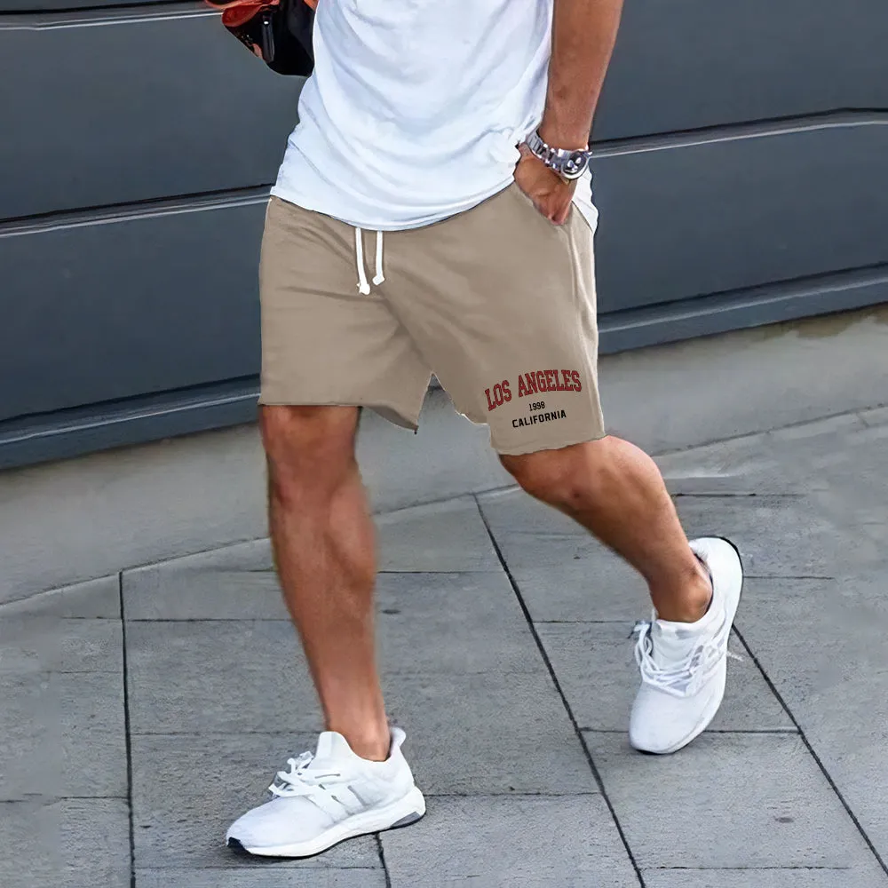 Los Angeles Men's Streetwear Tank Top Tracksuits-A sold by Shopnova product image thumbnail 3