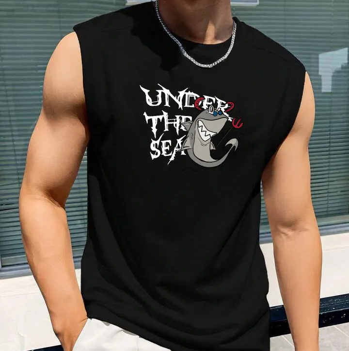 NOVAROPA™ Shark Men's Tank Top-B sold by Shopnova