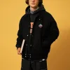 Suede Lapel Men's Baseball Jersey sold by Shopnova