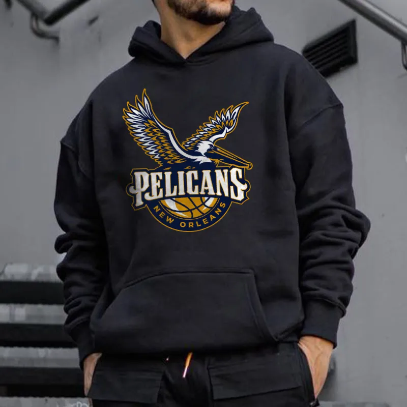 New Orleans Pelicans Men's Fleeced Hoodie sold by Shopnova