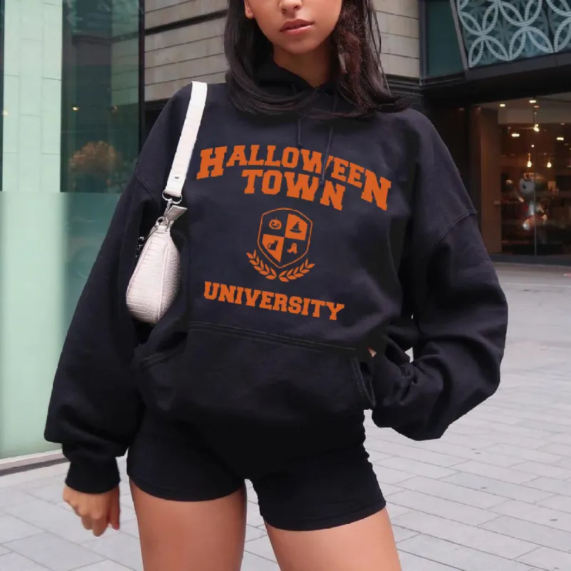 Halloween Graphics Casual Women's Hoodie Sweatshirt sold by Shopnova