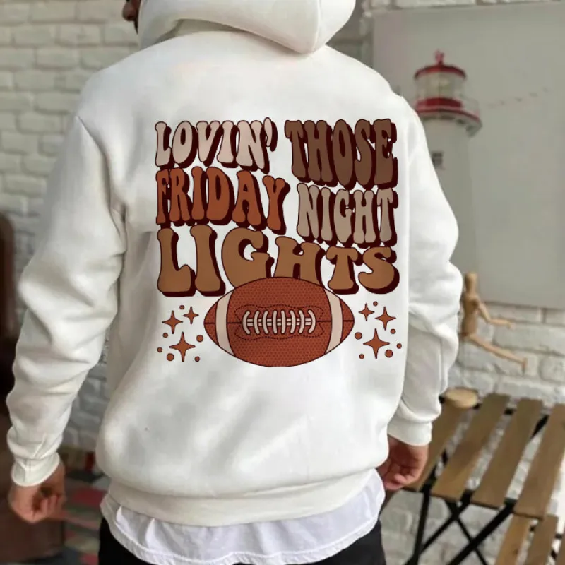 Football Friday Night Men's Fleece Hoodie sold by Shopnova