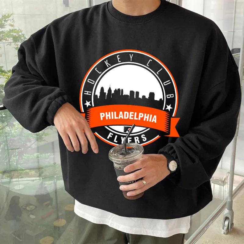 Philadelphia Flyers Round Neck Men's Sweatshirt sold by Shopnova
