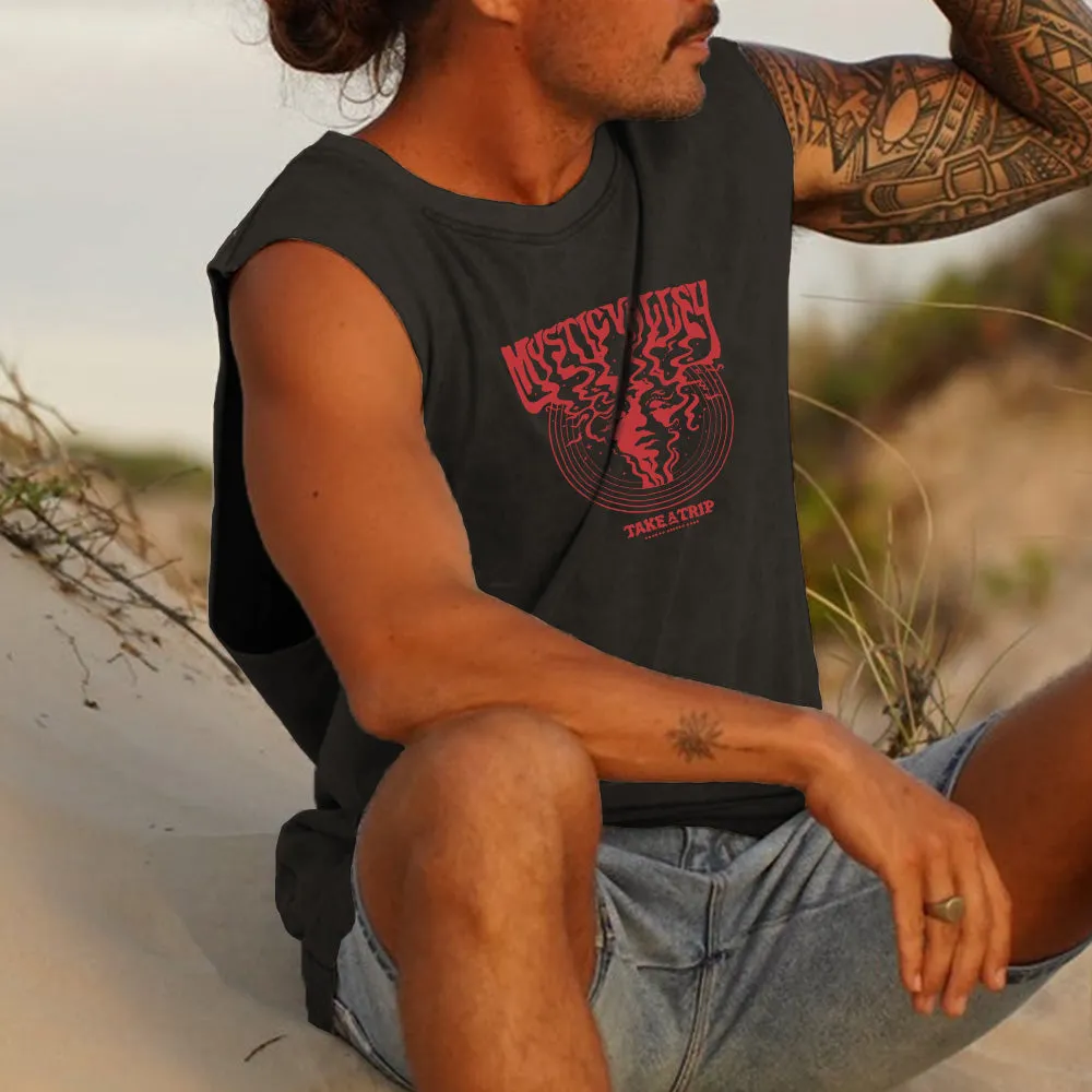 Take A Trip Men's Causal Tank Tops-B sold by Shopnova product image thumbnail 2