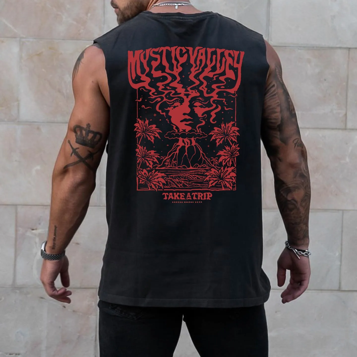 Take A Trip Men's Causal Tank Tops-B sold by Shopnova product image thumbnail 3