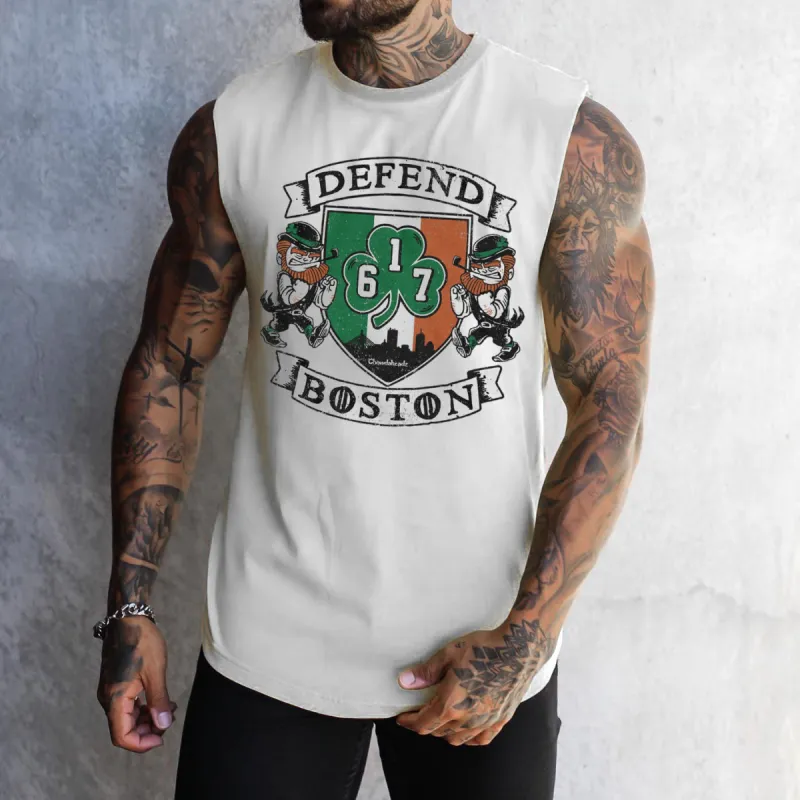 Boston Men's Fashion Tank Tops sold by Shopnova