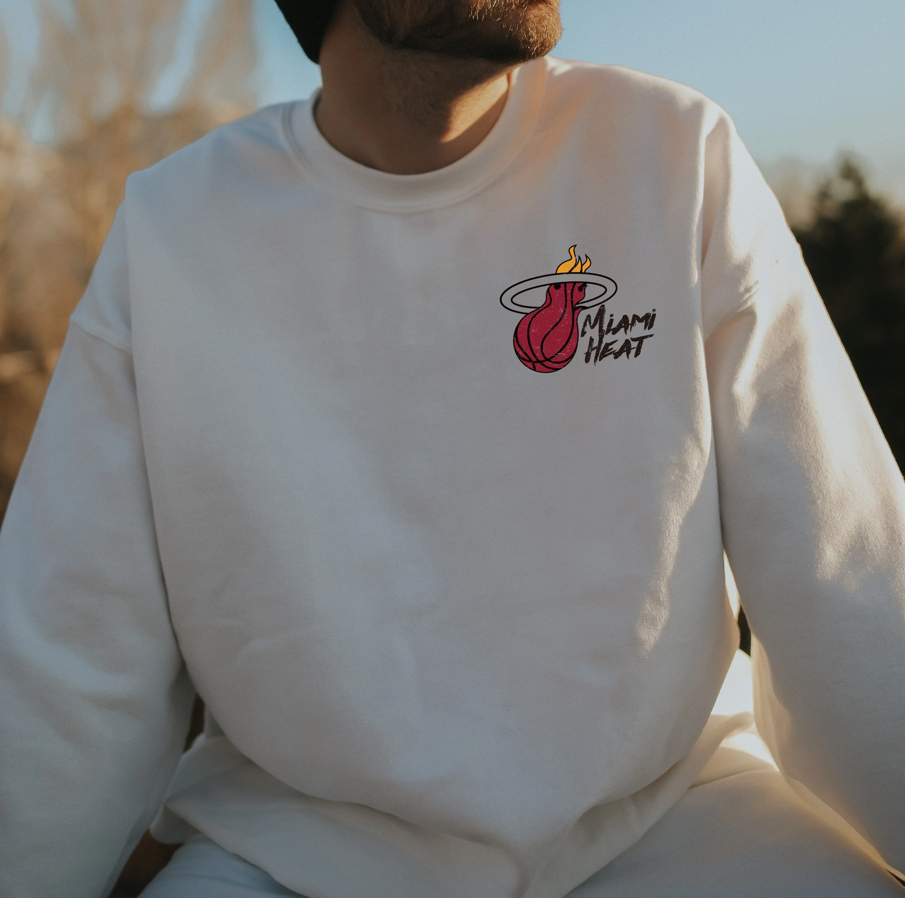 NOVAROPA™ Miami Heat Basketball Men's Sweatshirt sold by Shopnova