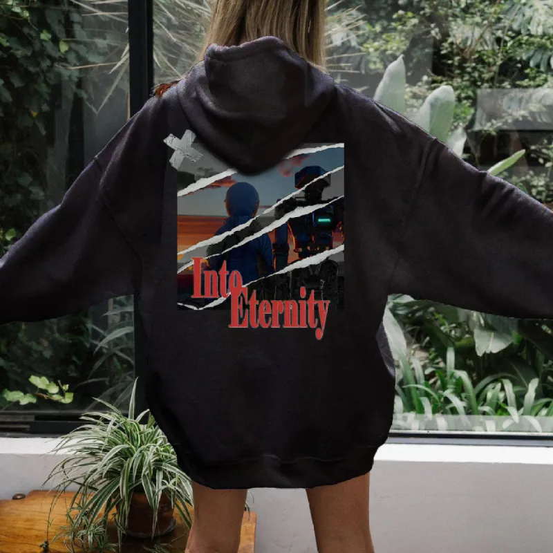 NOVAROPA™ Robot Graphic Women's Hoodie Sweatshirts sold by Shopnova