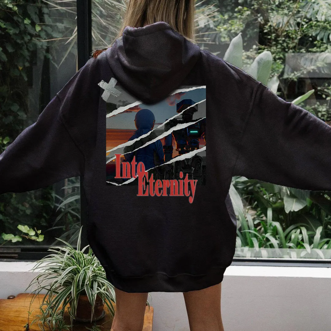 NOVAROPA™ Robot Graphic Women's Hoodie Sweatshirts sold by Shopnova