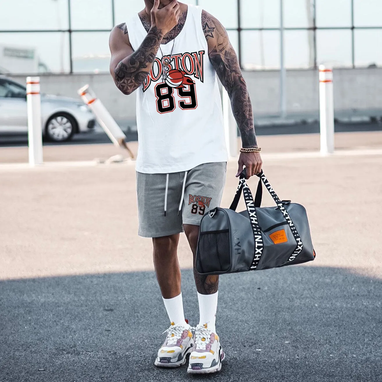 Boston 89 Men's Sportswear 2 Piece Tracksuits-A sold by Shopnova