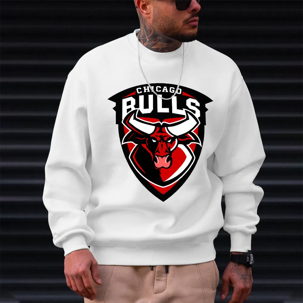 Chicago Bulls Men's Pullover Sweatshirt sold by Shopnova