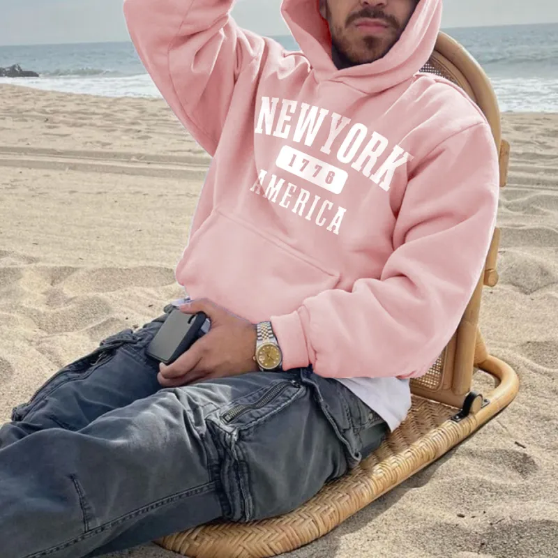 New York 1776 Men's Fashion Hoodie Sweatshirt sold by Shopnova