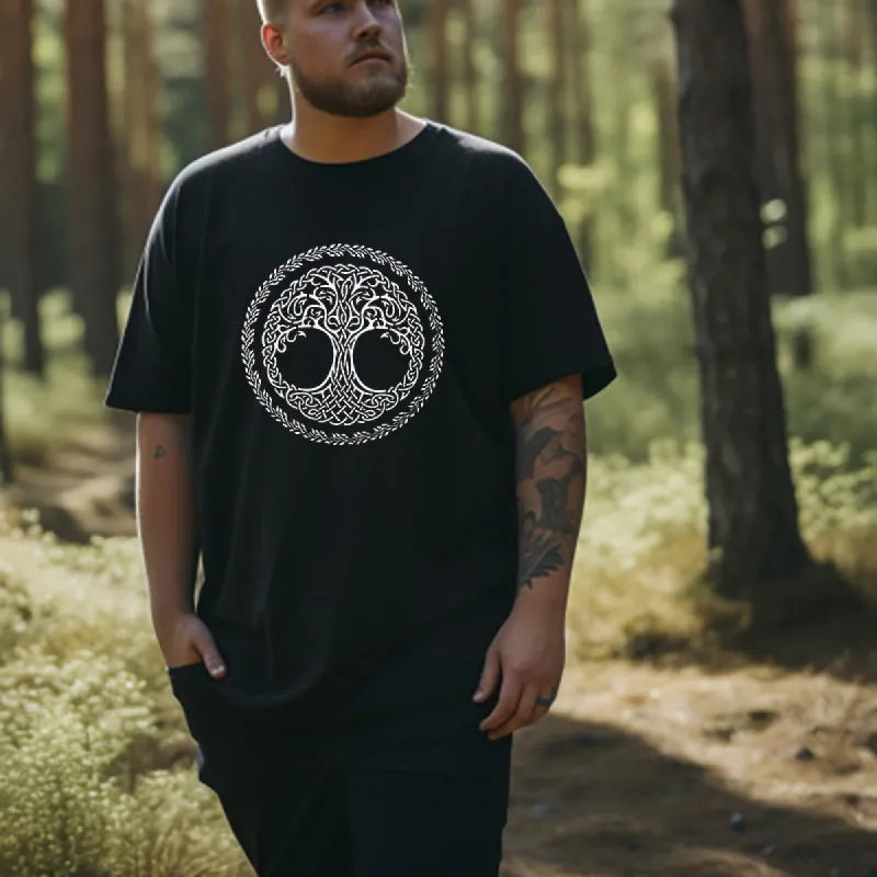 Life of Tree Yggdrasil Norse Mythology Men's Tee sold by Shopnova