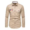 Casual Solid Color Printed Shirt sold by Shopnova
