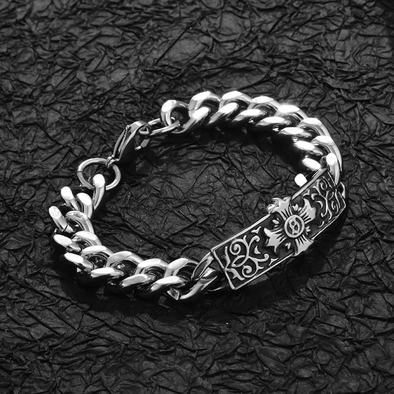 Cross Retro Croxing Men's Skull Personality Trend Jewelry sold by Shopnova