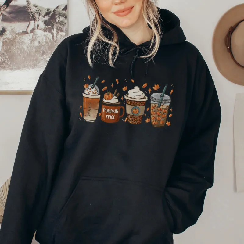 Halloween Pumpkin Graphic Print Women's Hoodie Sweatshirt sold by Shopnova