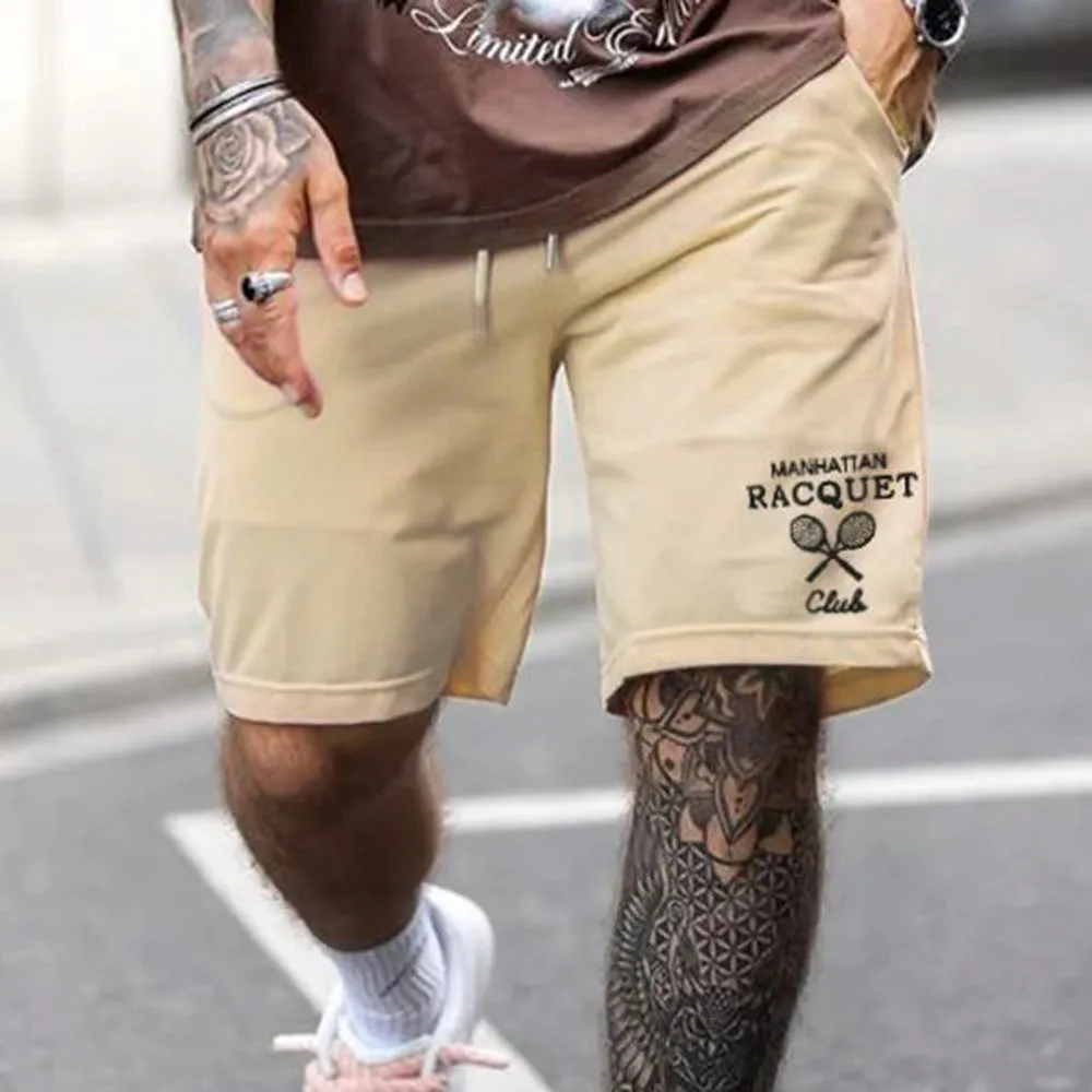 Racquet Tennis Men's Sports Casual Shorts sold by Shopnova