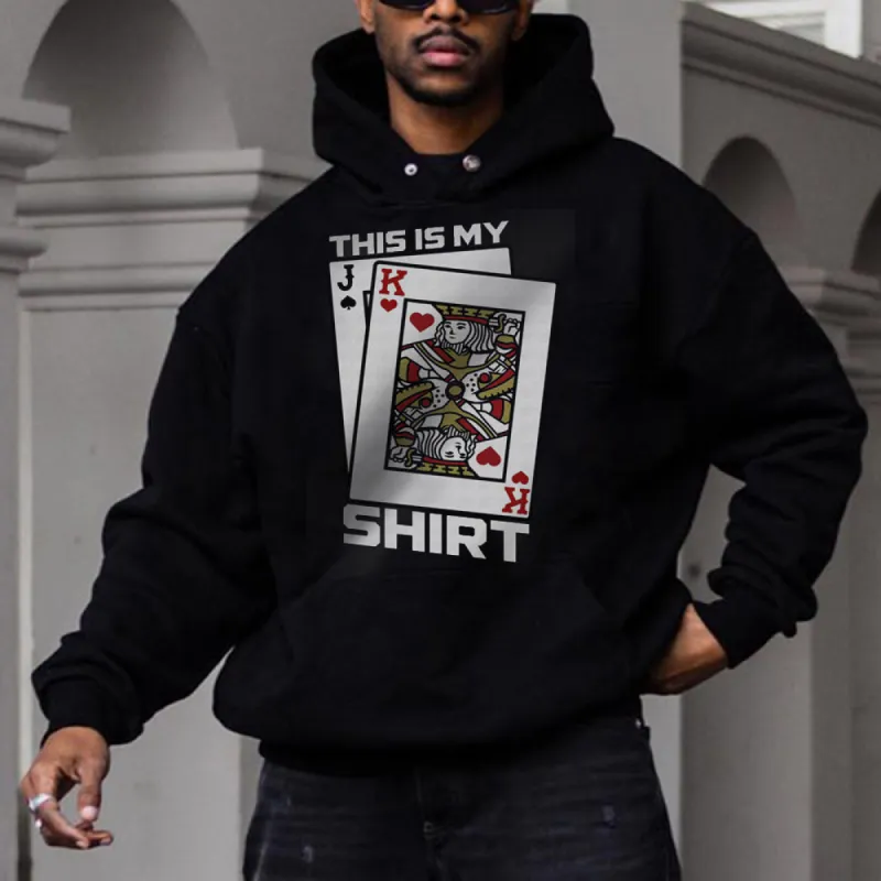 Graphic Print Casual Men's Hoodie Sweatshirt sold by Shopnova
