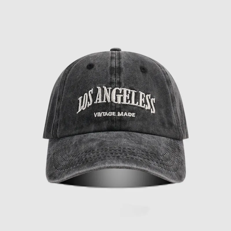 Los Angeles Vintage Distressed Embroidered Cap sold by Shopnova
