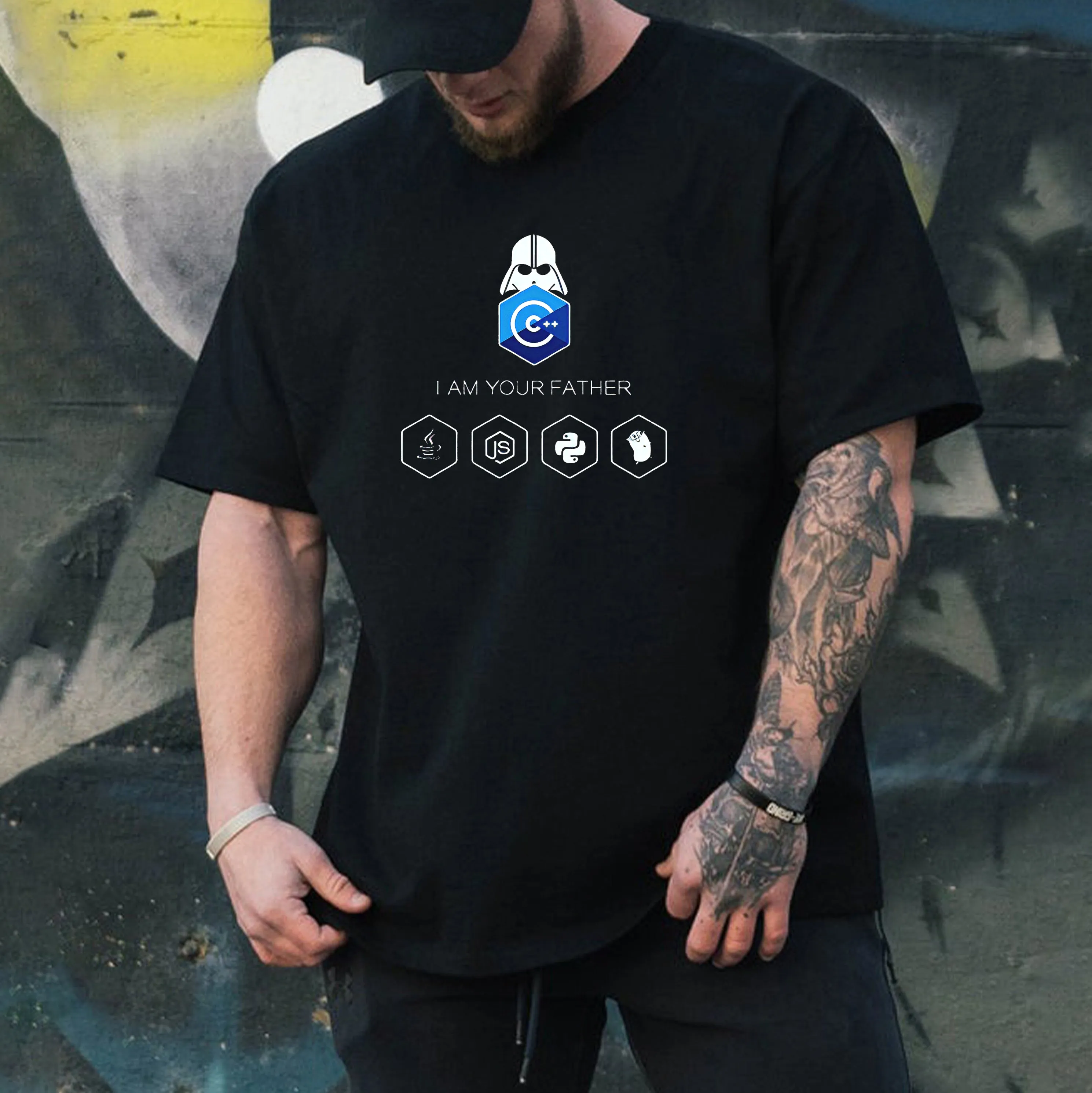 Computer IT Programmer C++ Graphic Print Loose Men's T-shirt sold by Shopnova