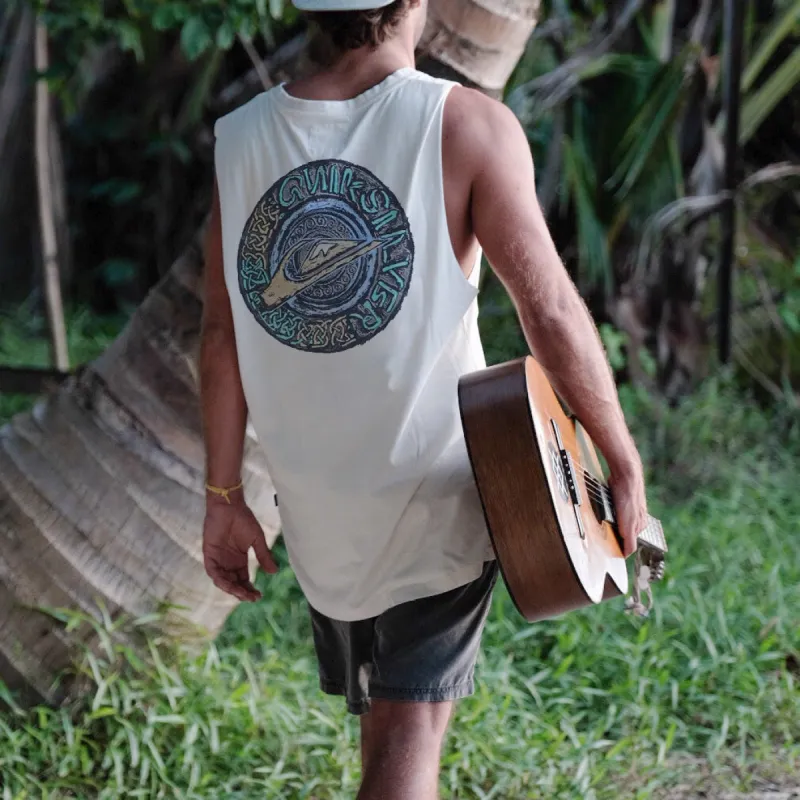 Men's Retro Graphics Summer Tank Tops-B sold by Shopnova