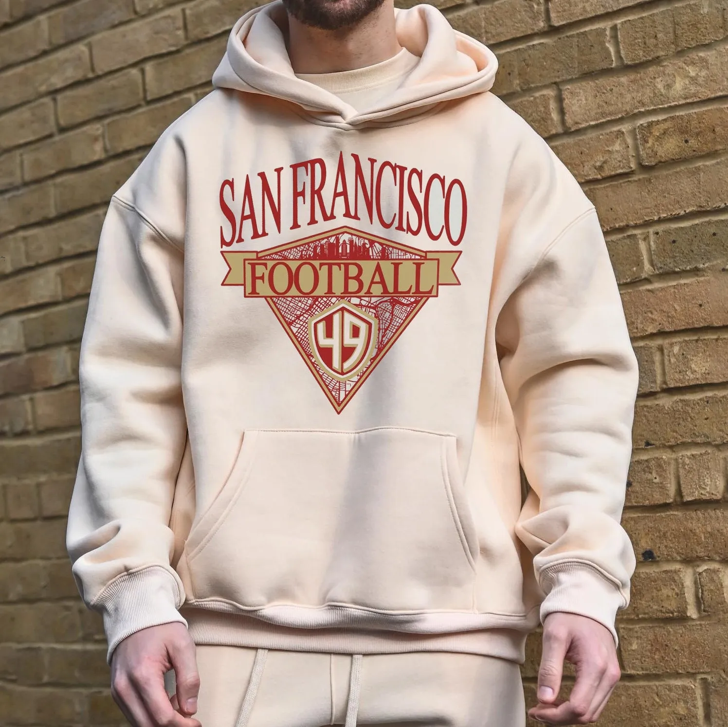 Clearance-San Francisco 49ers Football Men's Hoodies-L sold by Shopnova