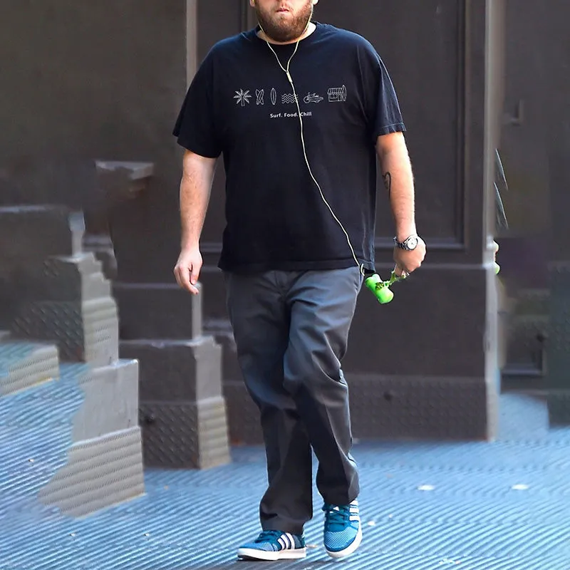 Surf, Food, Chill, Men's Doodle T-shirt sold by Shopnova product image thumbnail 5