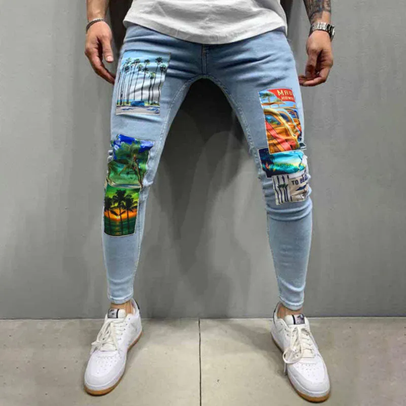 Ripped denim chinos sold by Shopnova product image thumbnail 2