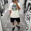 California Graphic Print Loose Men's T-Shirt sold by Shopnova