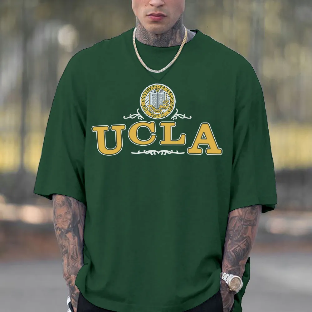 UCLA Print Short Sleeve Cotton T-Shirt sold by Shopnova