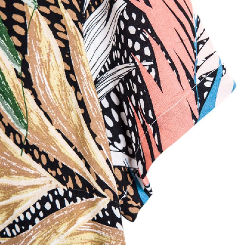 Cotton And Linen Printed Pocket Button-down Shirt sold by Shopnova product image thumbnail 4