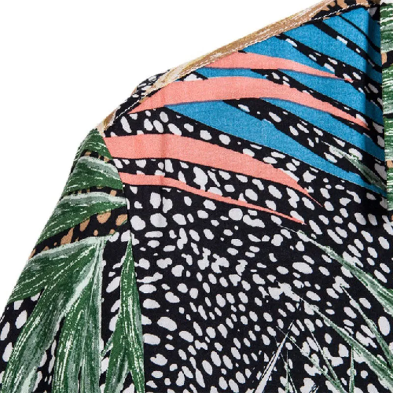 Cotton And Linen Printed Pocket Button-down Shirt sold by Shopnova product image thumbnail 5