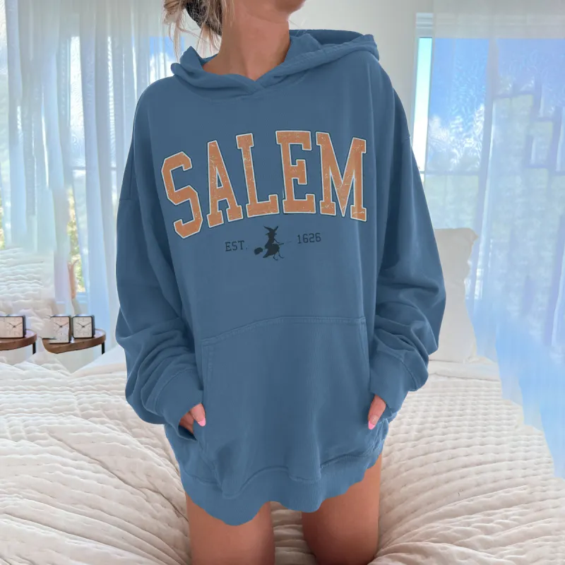 Halloween Letter Graphics Women's Hoodie Sweatshirt sold by Shopnova