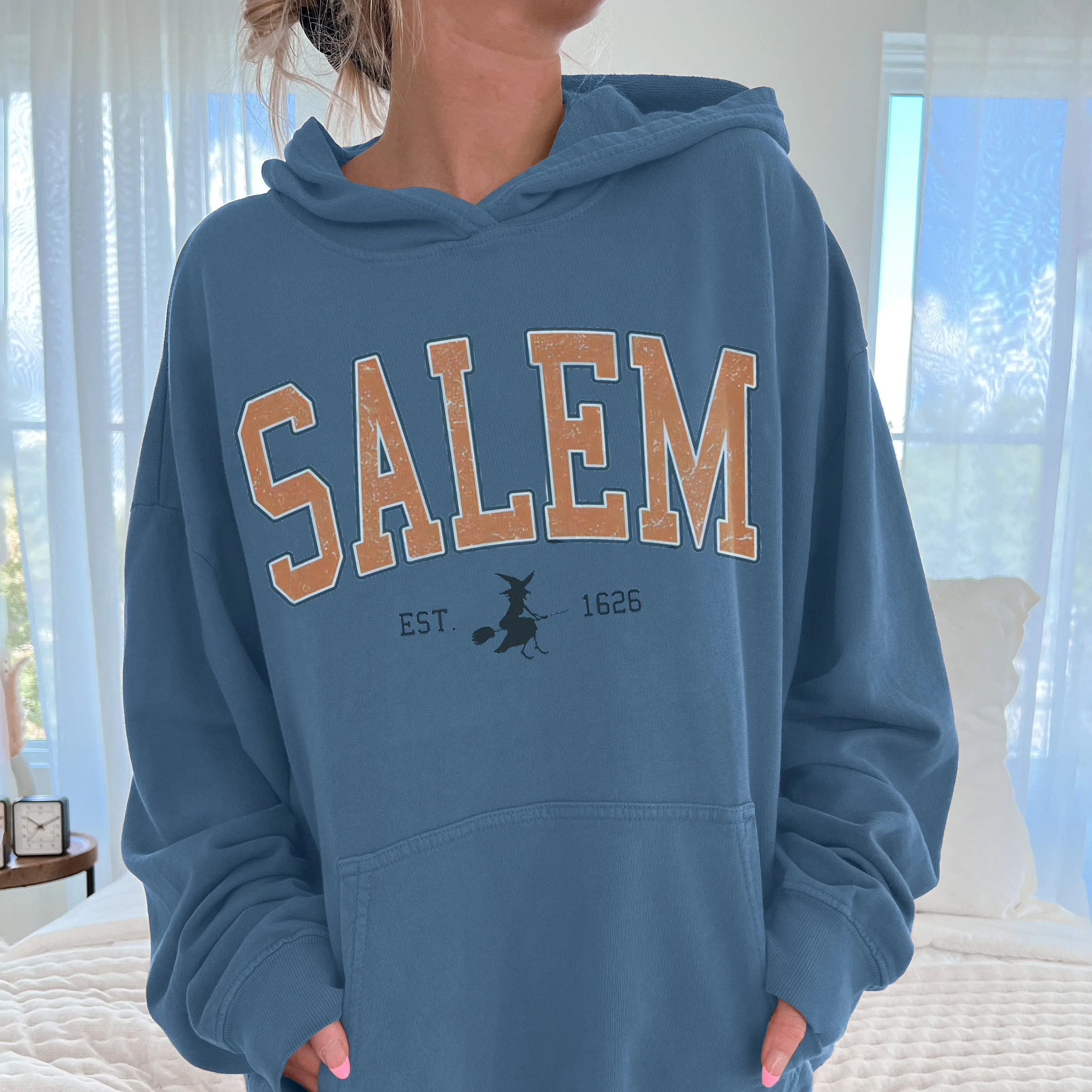 Halloween Letter Graphics Women's Hoodie Sweatshirt sold by Shopnova product image thumbnail 2